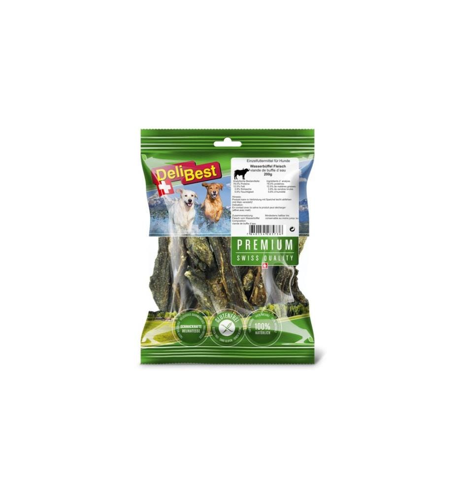 DELIBEST - Kausnack Premium Wasserbüffelfleisch, 200 g