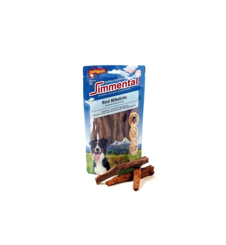 DELIBEST - Kausnack Simmental Rind Milksticks, 200 g