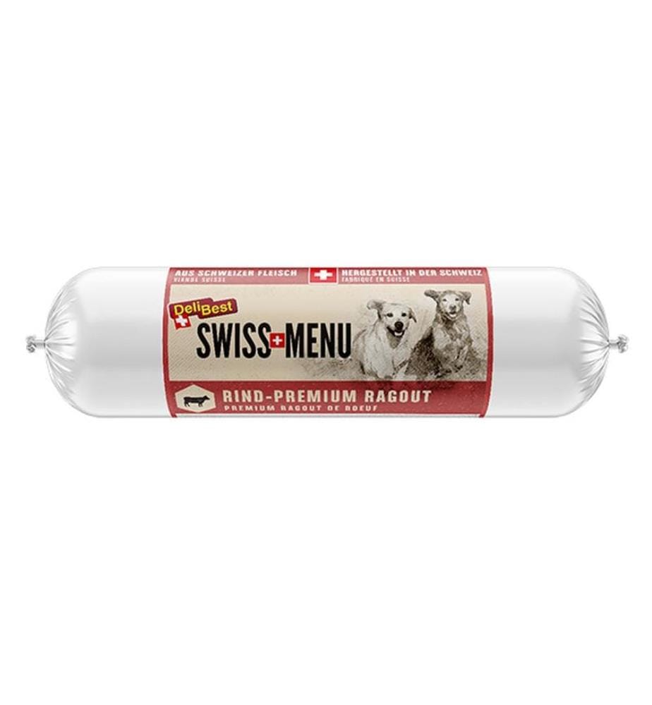 DELIBEST - Nassfutter SWISS MENU PremiumRagout Rind, 400 g