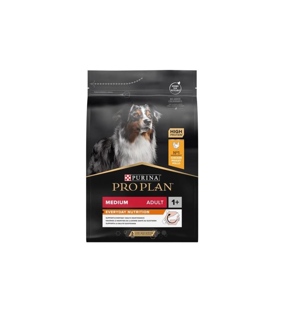 PURINA - Pro Plan Alimentation sèche M Adult Everyday Nutrition Poulet, 14 kg