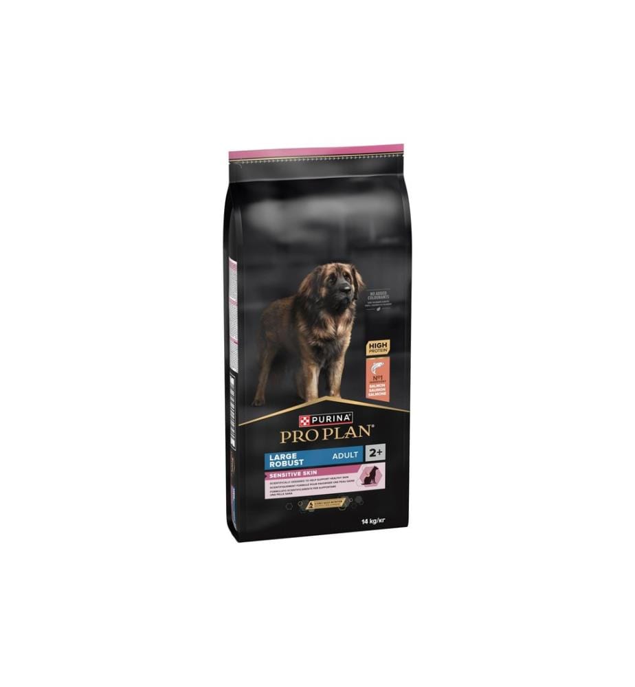 PURINA - Pro Plan Alimentation sèche L Robust Adult Sensitive Skin Saumon, 14 kg