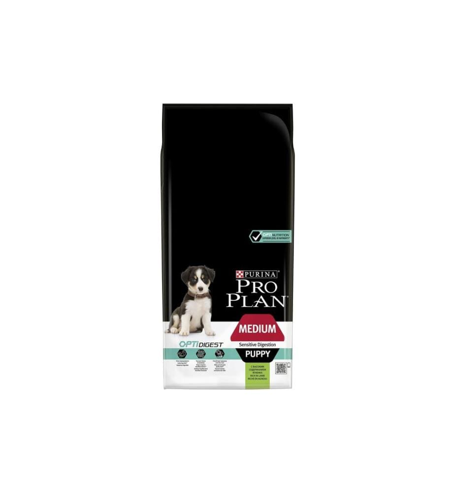 PURINA - Pro Plan Trockenfutter M Puppy Sensitive Digestion Lamm, 12 kg