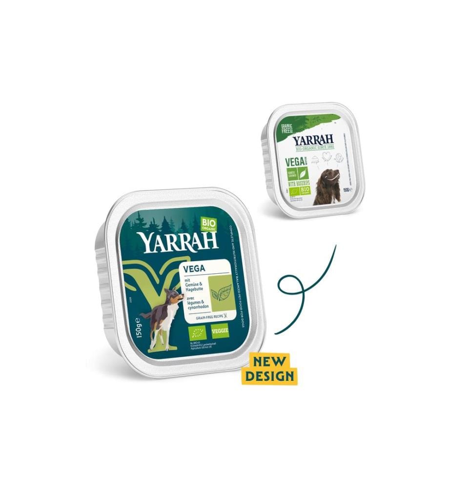 YARRAH - Nassfutter Bio Vega Bröckchen 150 g