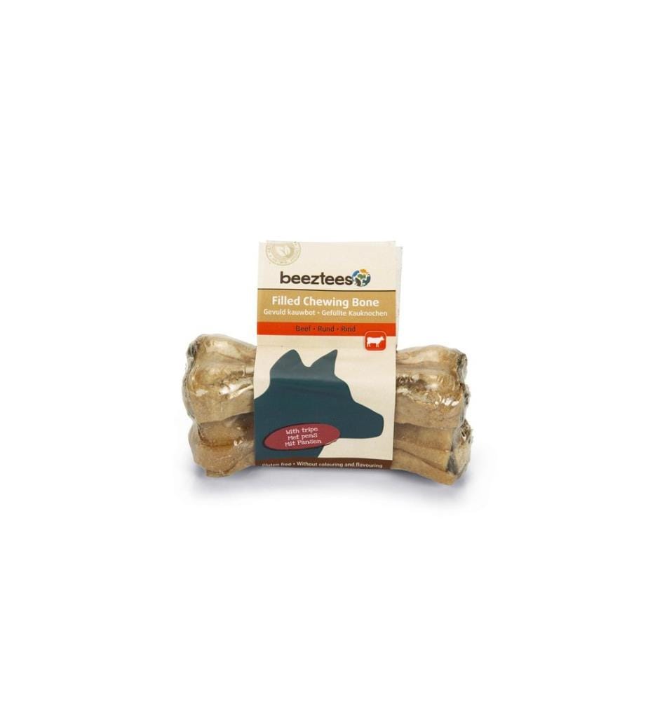 BEEZTEES - Kausnack Knochen mit Pansen, 10 cm, 2 Stk.