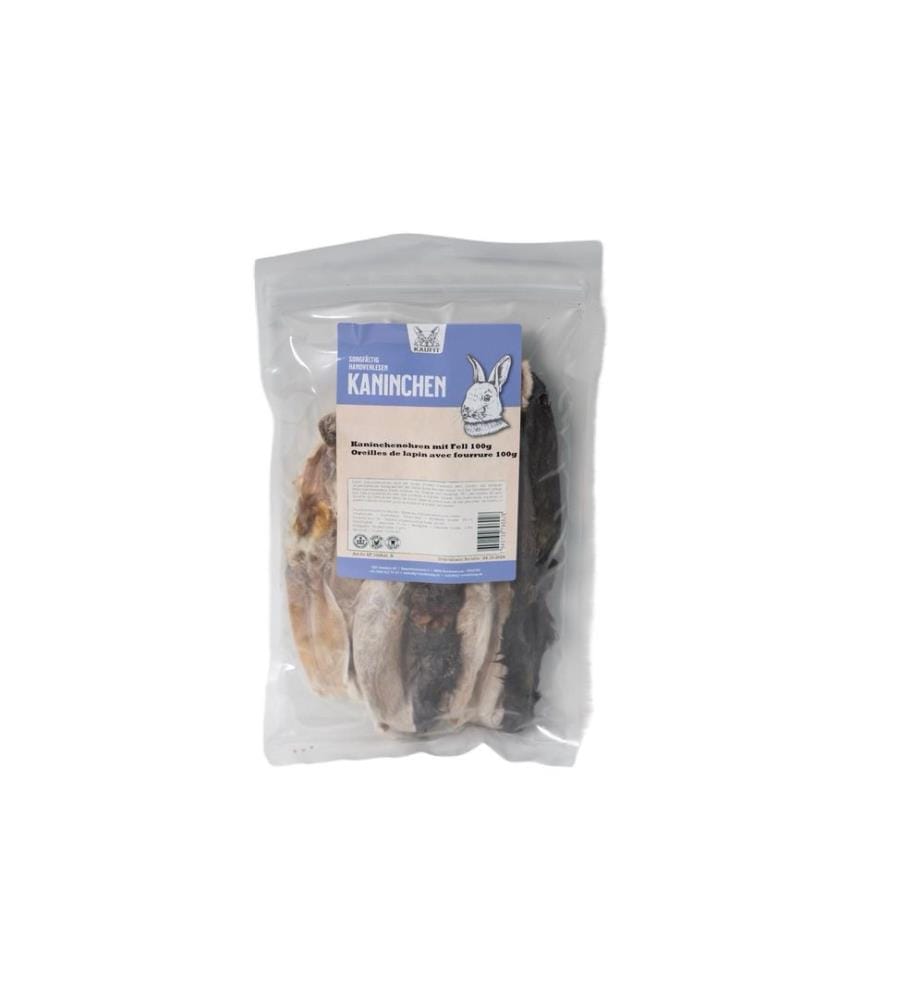 Kaufit - Oreilles de lapin avec fourrure, 100 g