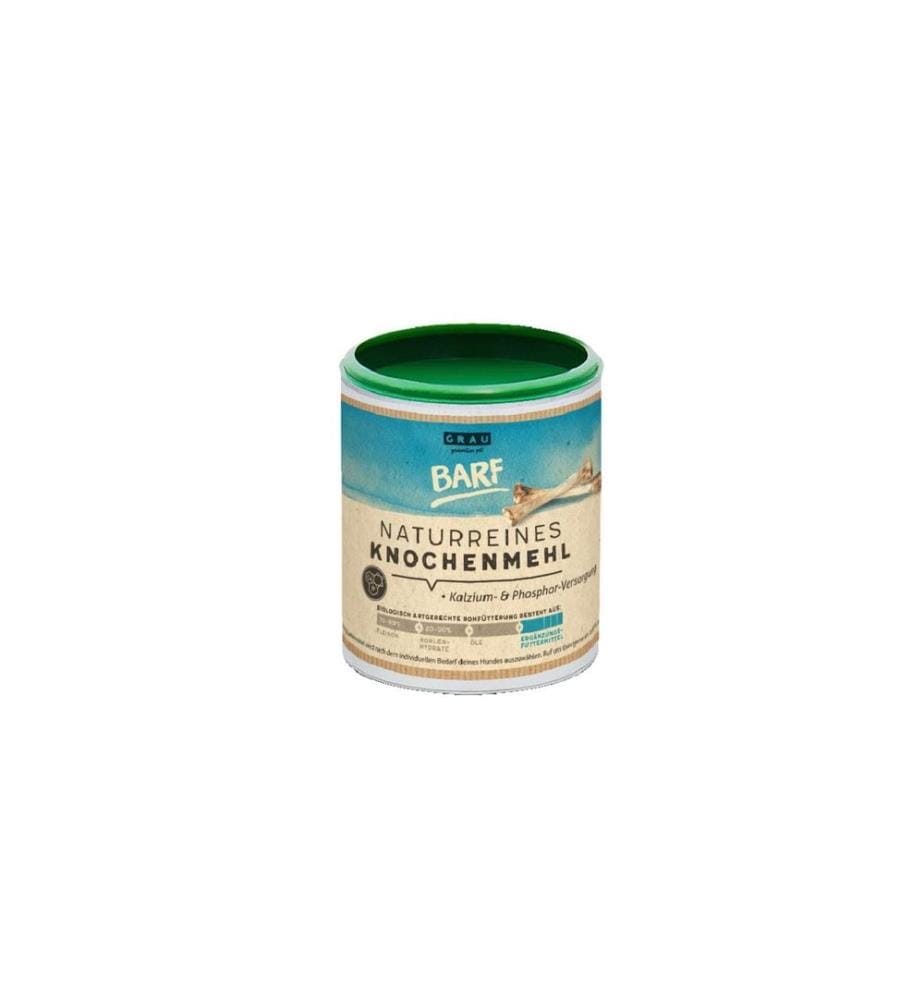 Grau - Supplément alimentaire pour chiens Farine d'os naturelle, 175 g