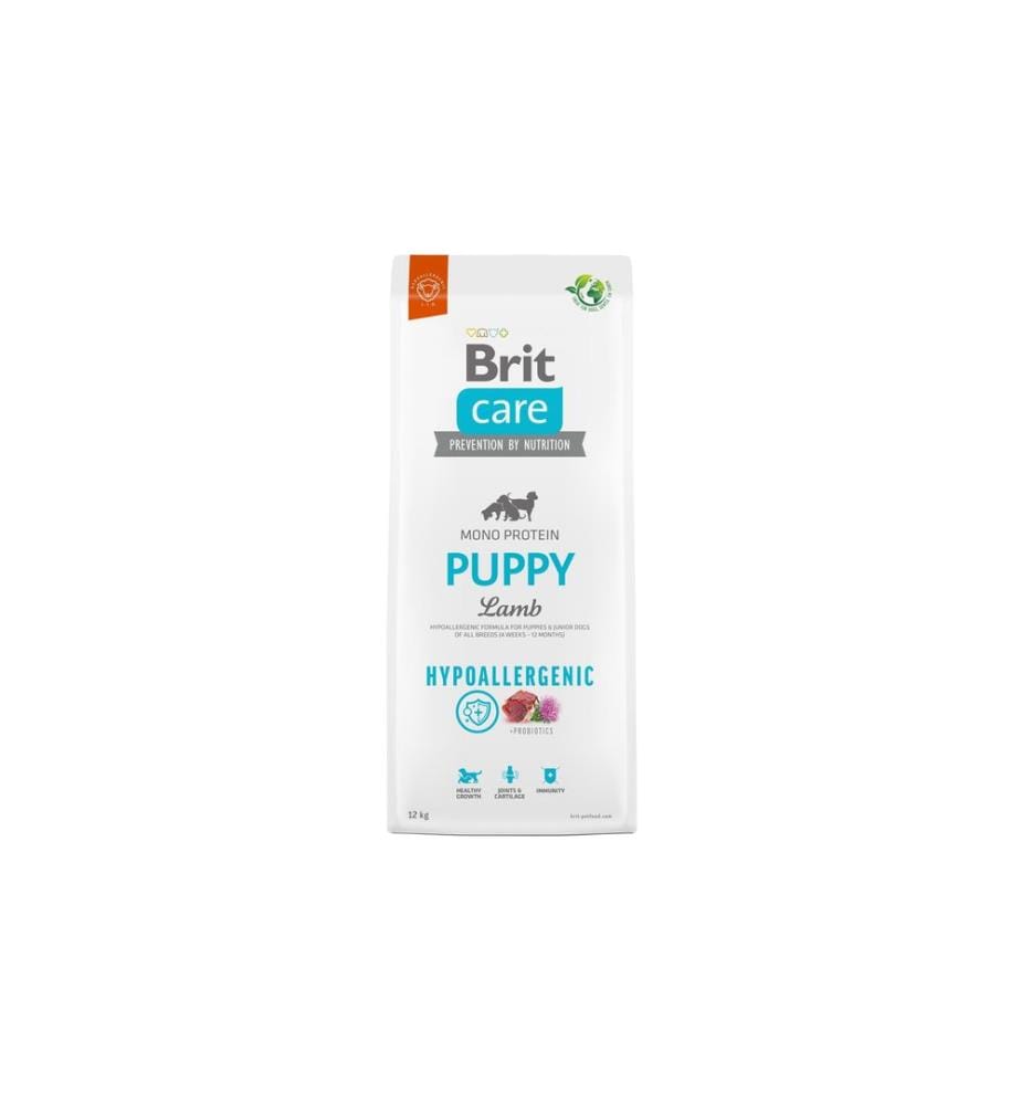 Brit - Trockenfutter Care Puppy Hypoallergenic Lamm, 12 kg