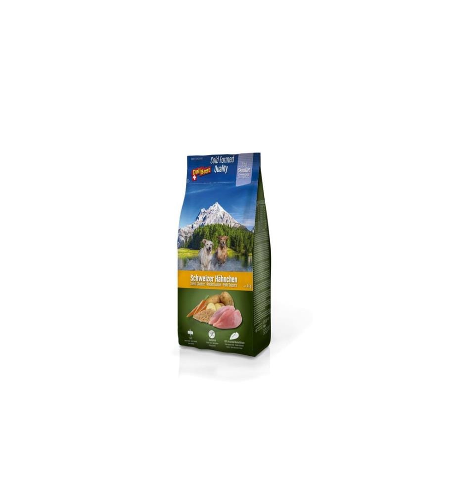 DELIBEST - Halbfeuchtfutter Premium Complete Sensitive Dog, Huhn, 4 kg