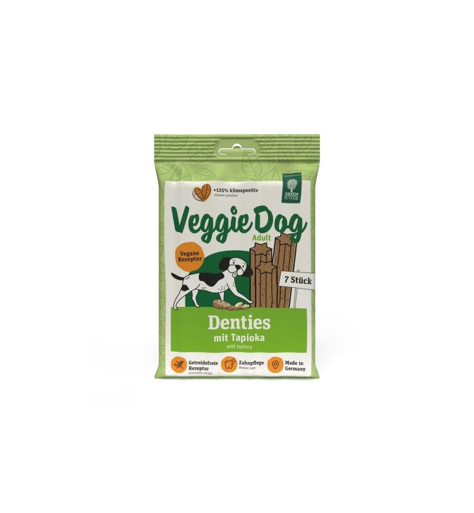 Green Petfood - Produit à mâcher  VeggieDog Denties, 180 g