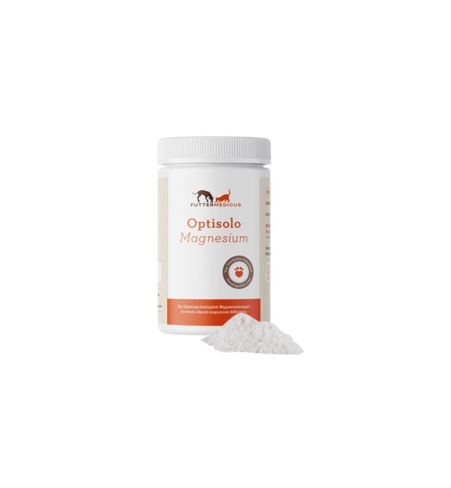 Futtermedicus - Supplément alimentaire pour chiens Poudre de magnésium, 120 g