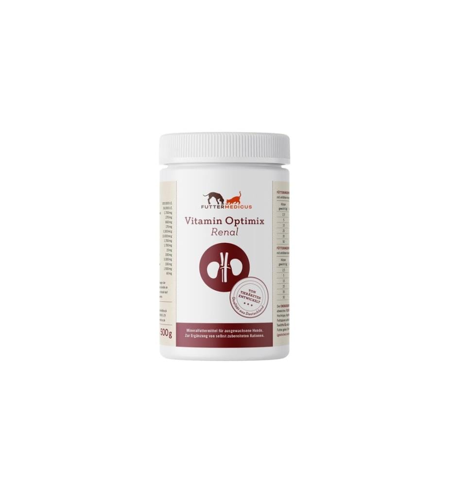 Futtermedicus - Supplément alimentaire pour chiens Vitamin Optimix Renal 500 g