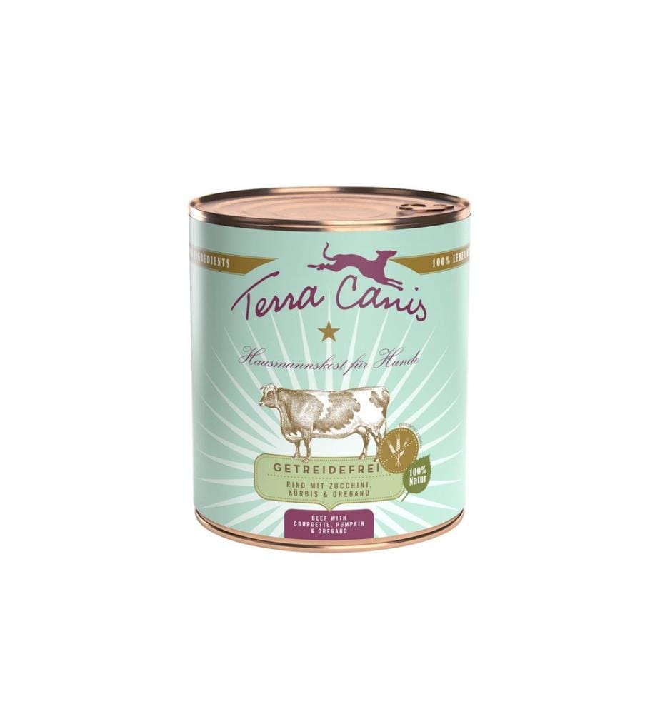 Terra Canis - Alimentation humide Boeuf sans céréales, 800 g