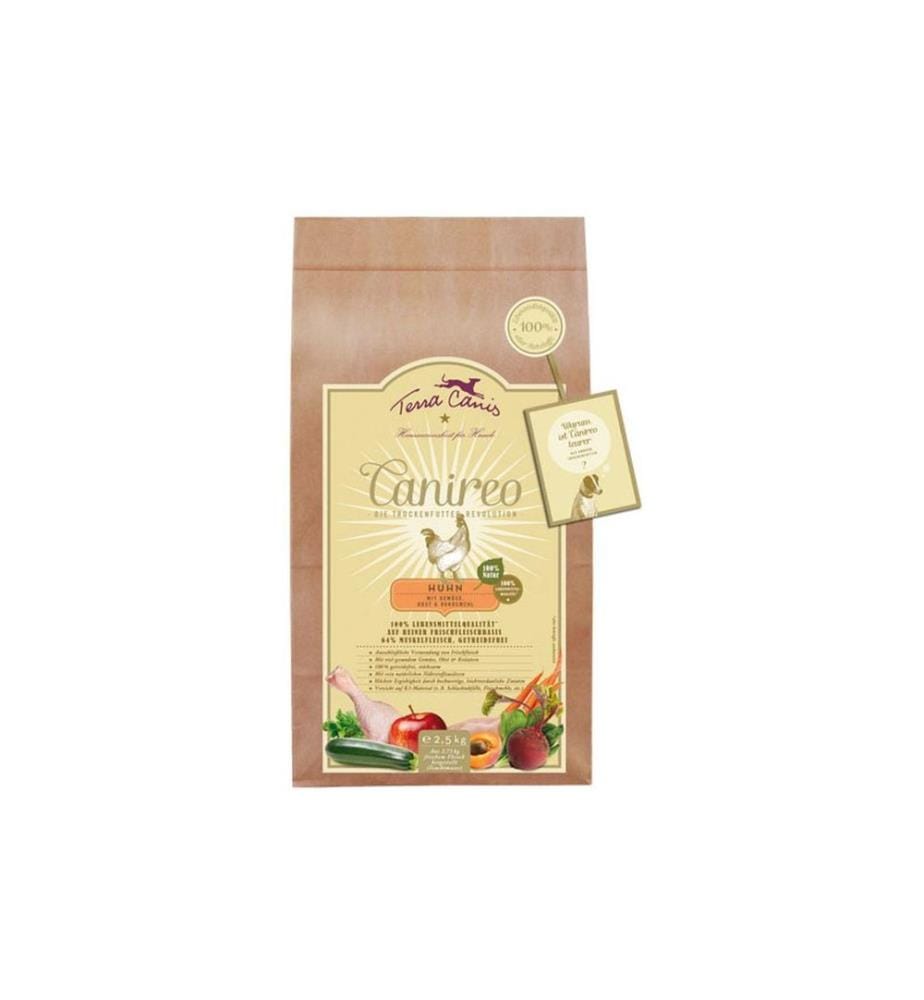 Terra Canis - Alimentation sèche Canireo poulet, 2.5 kg