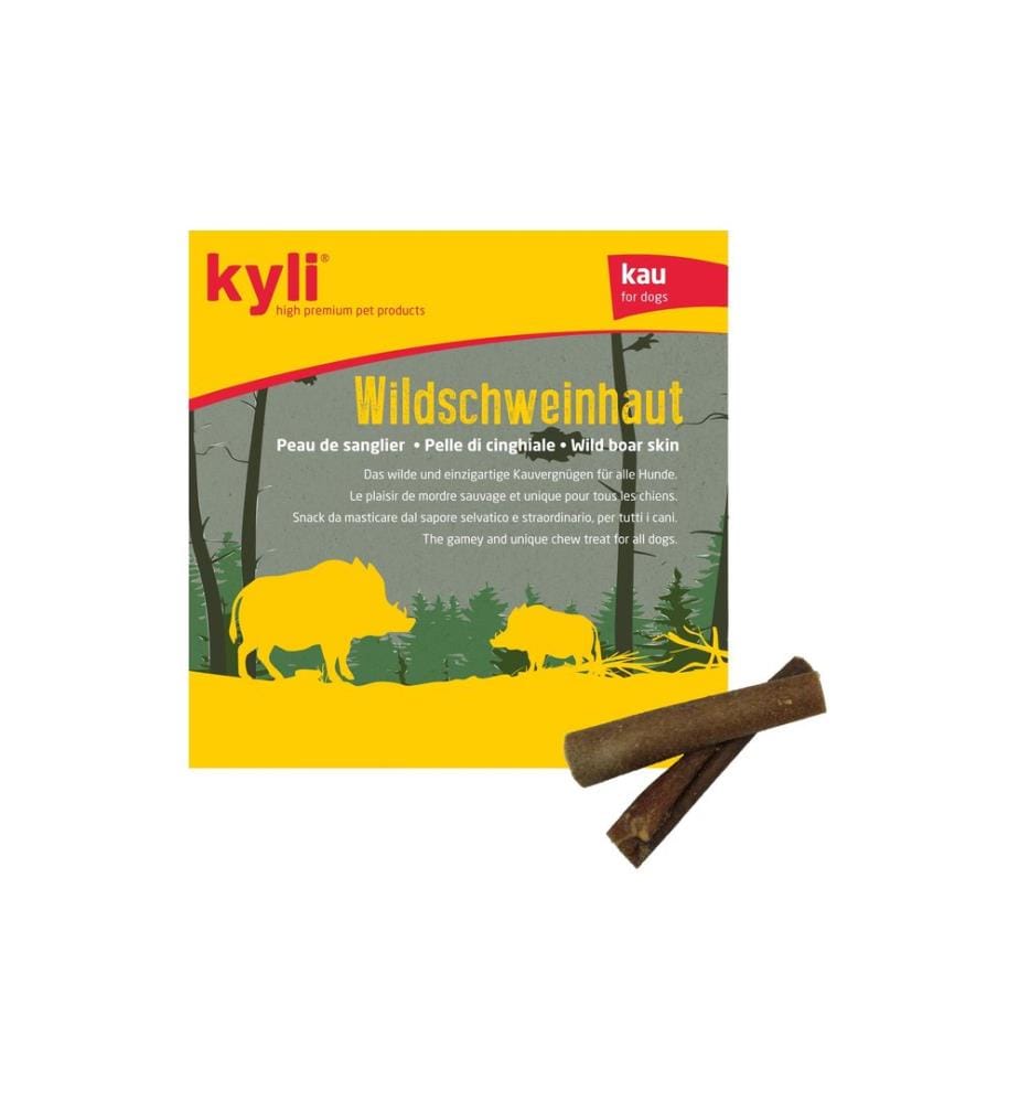 kyli - Kausnack Wildschweinhaut 15 cm, 250 g