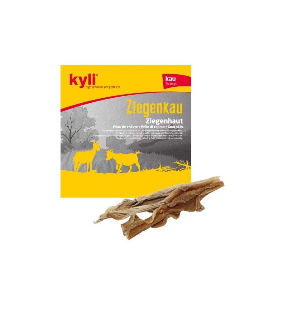 kyli - Produit à mâcher  Mâchoire de chèvre d'environ 15 cm, 250 g