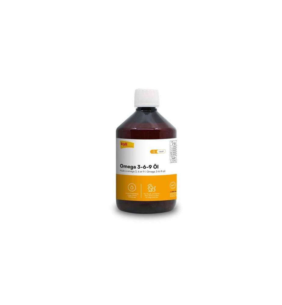 kyli - Hunde-Nahrungsergänzung Omega 3-6-9 Öl, 500 ml