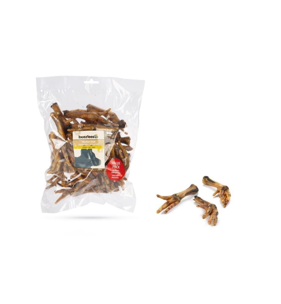 BEEZTEES - Kausnack Hühnerfüsse, 500 g