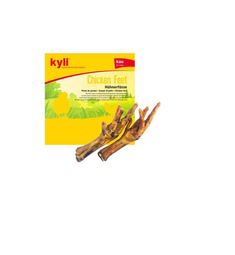 kyli - Produit à mâcher  Pieds de poulet, 200 g