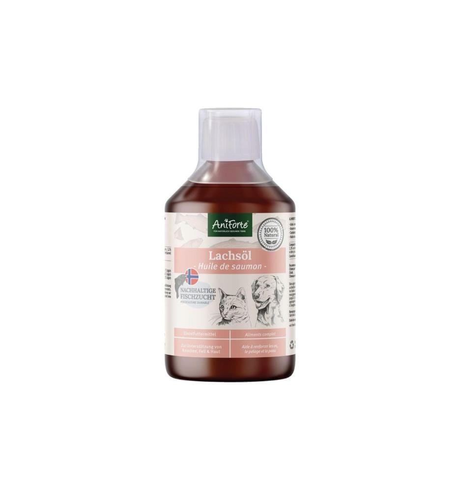 AniForte - Hunde-Nahrungsergänzung Lachsöl, 500 ml