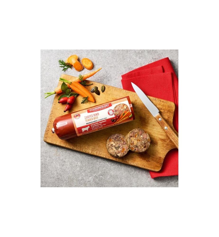 FLEISCHESLUST - Alimentation humide Classic Boeuf tendre, 200 g