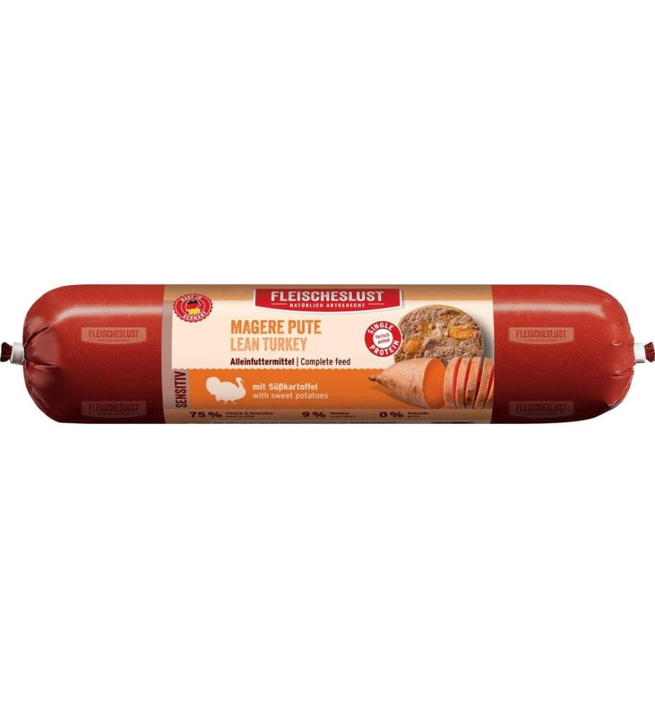 FLEISCHESLUST - Nassfutter Sensitiv Pute, 400 g