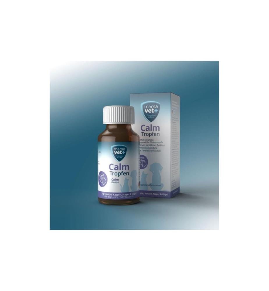 marsavet - Supplément alimentaire pour chiens Gouttes Calm 100 ml