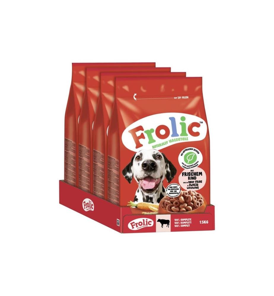 Frolic - Trockenfutter mit frischem Rind 1.5 kg