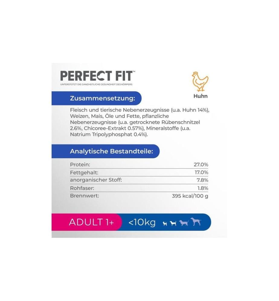 Perfect Fit - Alimentation sèche Dog sec XS/S 1+, 1.4 kg
