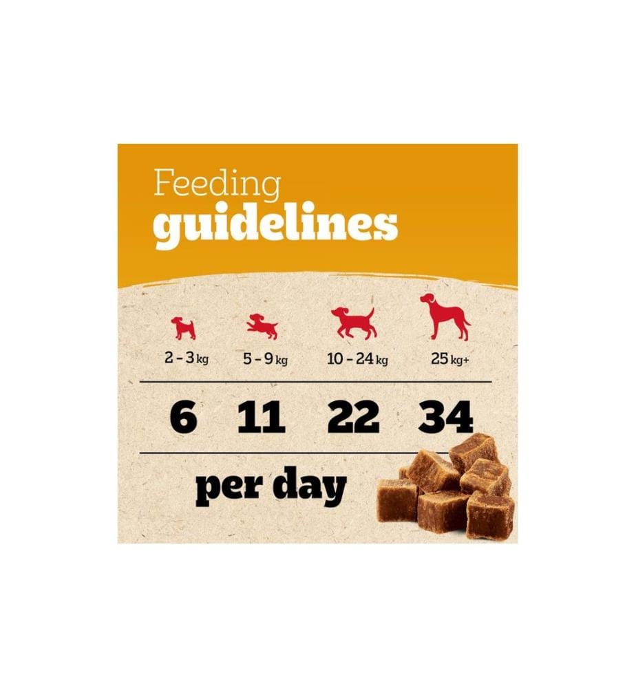 PEDIGREE - Produit à mâcher  Ranchos Cubes au poulet 70 g
