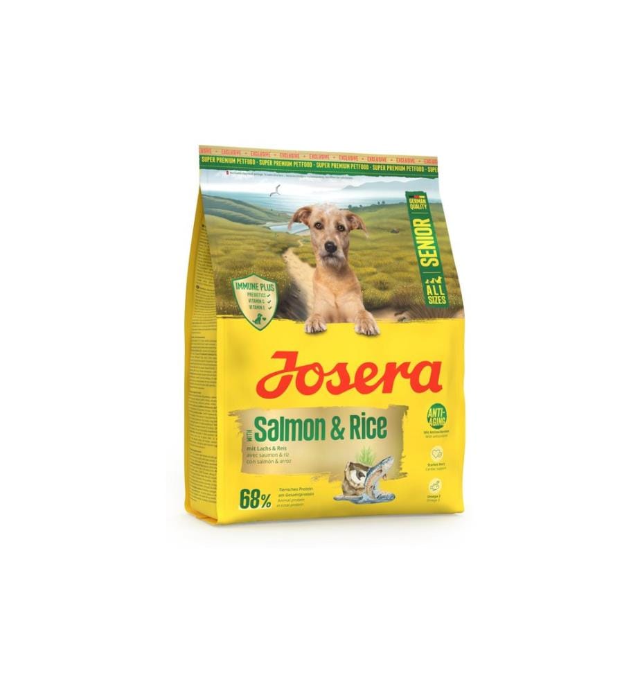 Josera - Alimentation sèche Senior Salmon & Rice 900 g