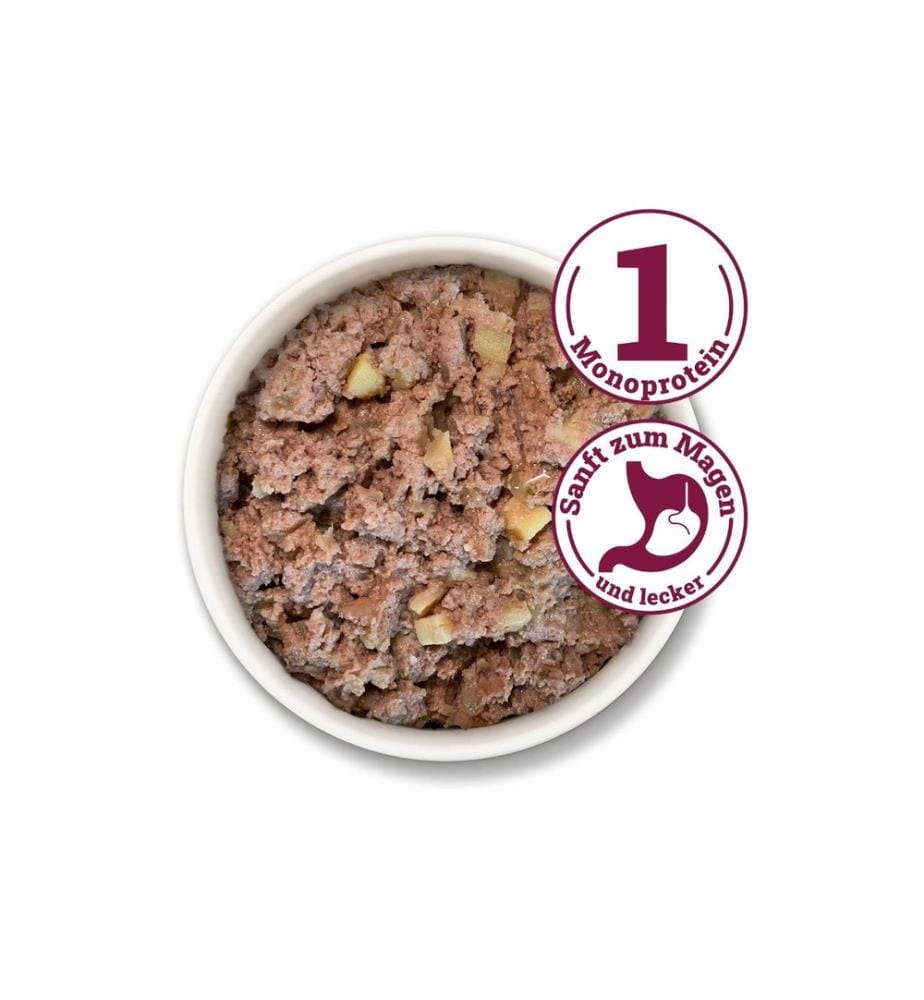 HERRMANN'S - Nassfutter Bio Pute mit Pastinake und Kartoffel 6 x 400 g