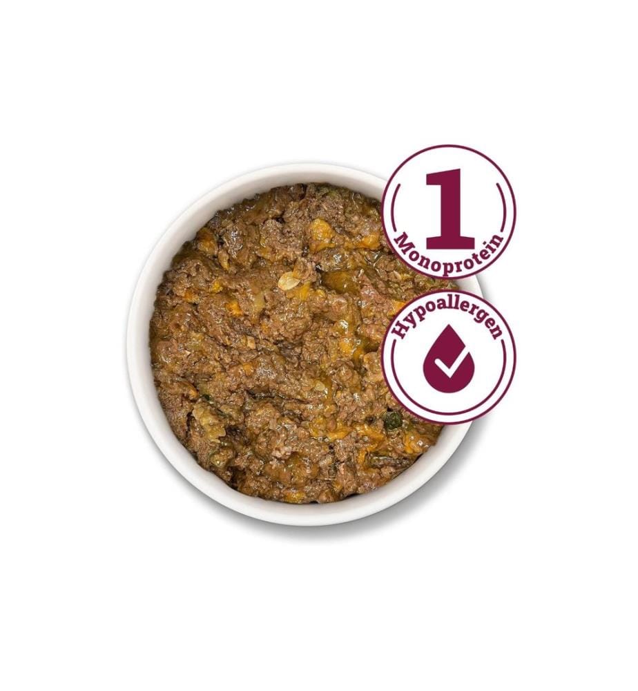 HERRMANN'S - Alimentation humide Cheval avec patate douce et courgette 14 x 150 g