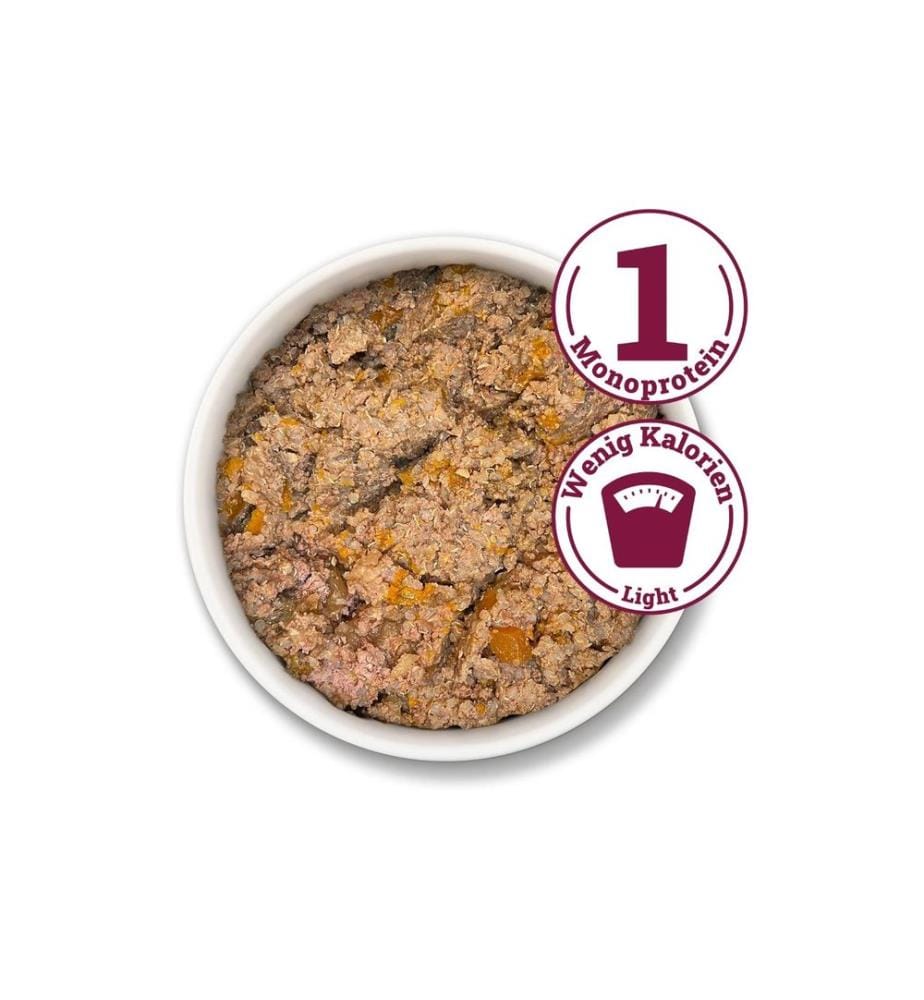 HERRMANN'S - Alimentation humide Gibier à la courge et au quinoa 14 x 150 g