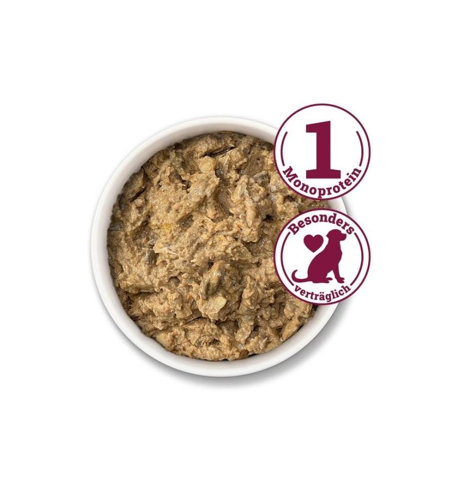 HERRMANN'S - Alimentation humide Saumon à l'abricot 6 x 800 g