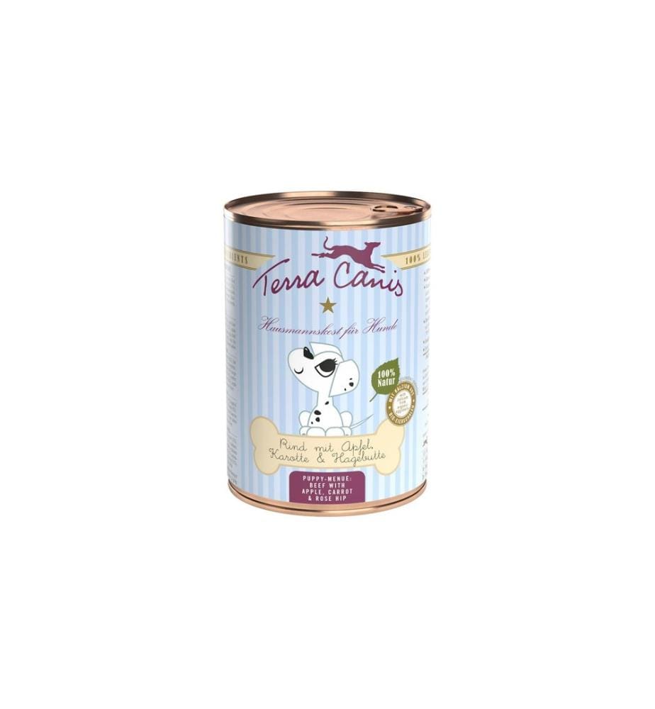 Terra Canis - Nassfutter Menü für Welpen Rind, 400 g