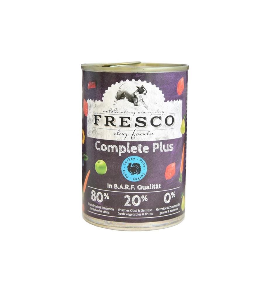 FRESCO Cibo umido completo Plus Tacchino, 400 g