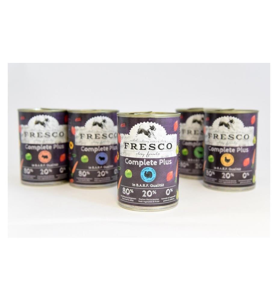 FRESCO Cibo umido completo Plus Tacchino, 400 g