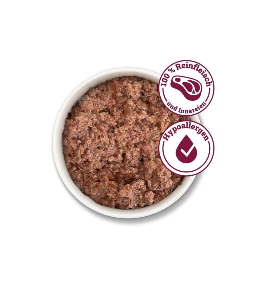 Nourriture humide Herrmann's Lapin 100% viande 6 x 800 g