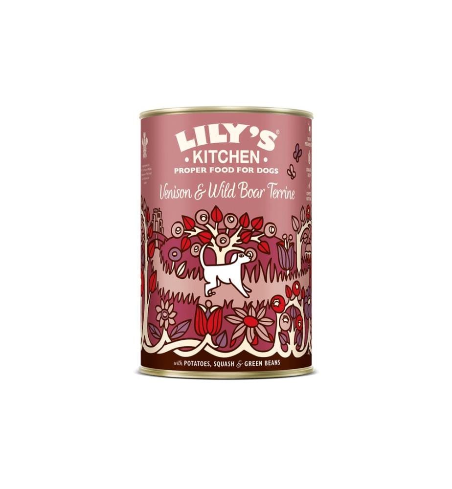 Lily's Kitchen Nassfutter Terrine Hirsch & Wildschwein, 6 x 400 g
