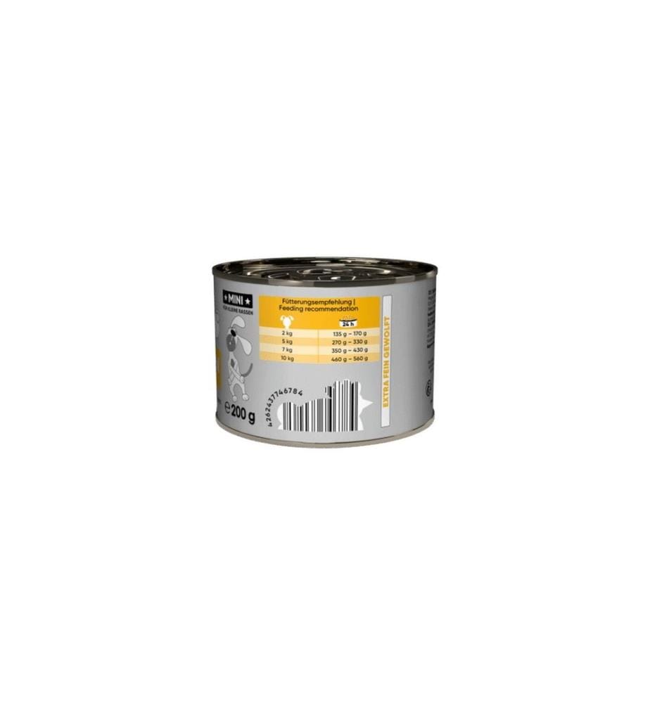 Pâtée pour chatons Lucky Jim Mini Senior Poulet, 200 g