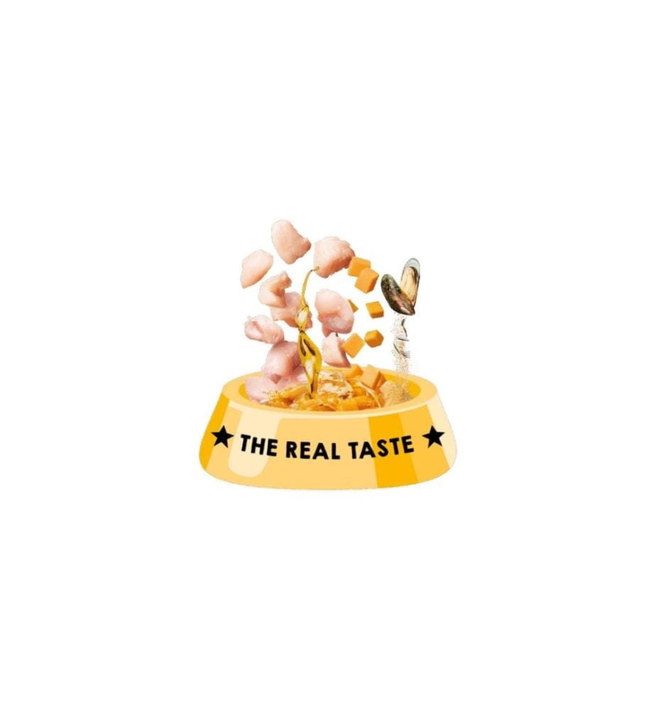 Pâtée pour chatons Lucky Jim Mini Senior Poulet, 200 g