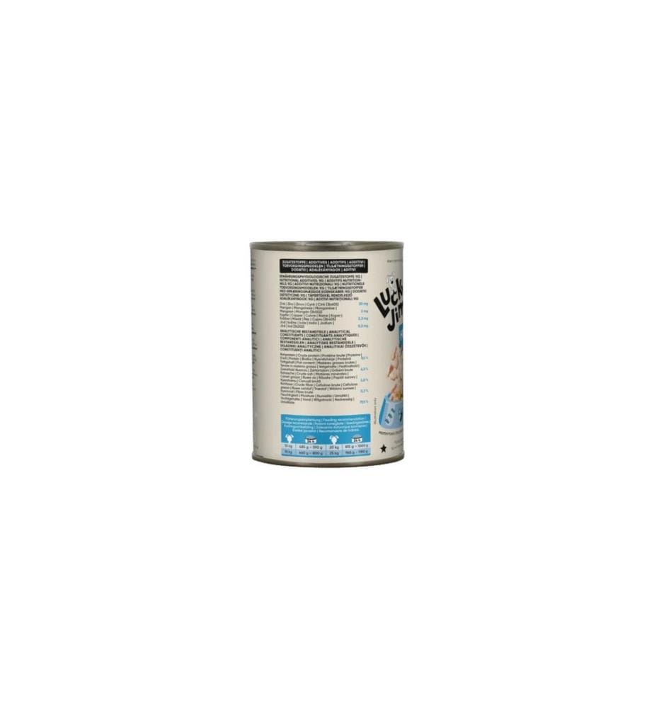 Lucky Jim Nourriture humide Adult Poulet et truite 400g