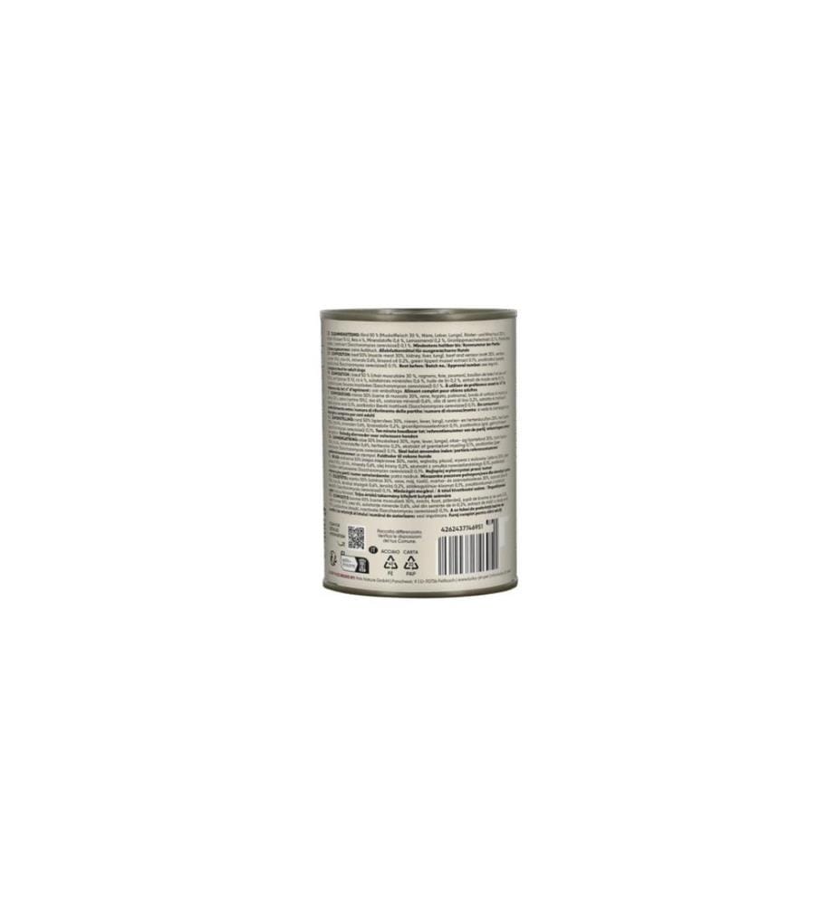 Pâtée pour chat Lucky Jim Adult Boeuf et Cerf 400g