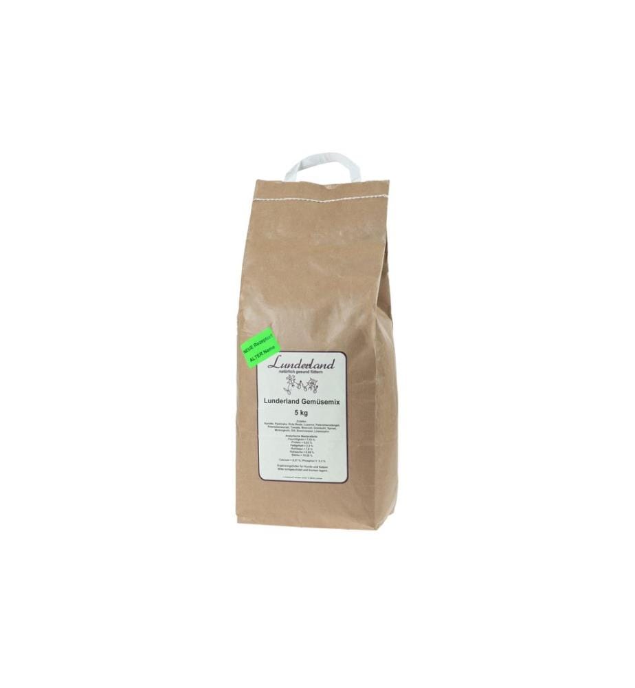 Lunderland Hunde-Nahrungsergänzung Gemüsemix, 5 kg