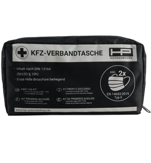 HP Autozubehör - Trousse de secours KFZ Noir