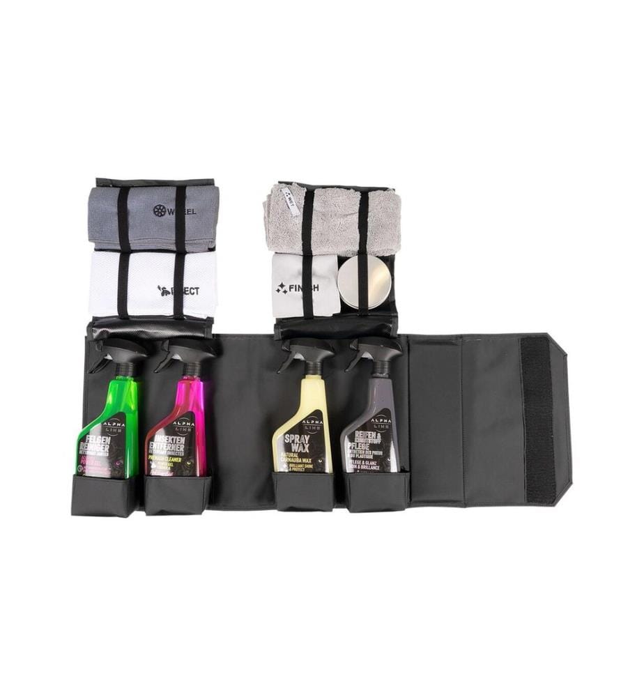 Alpha Line - Car Care Set in Tasche 9-teilig