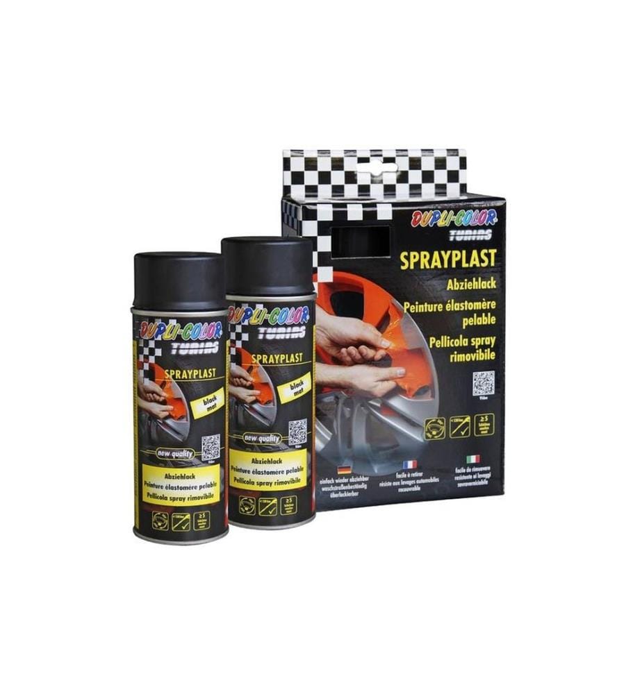 DUPLI-COLOR - Sprühfolie matt Set, Schwarz