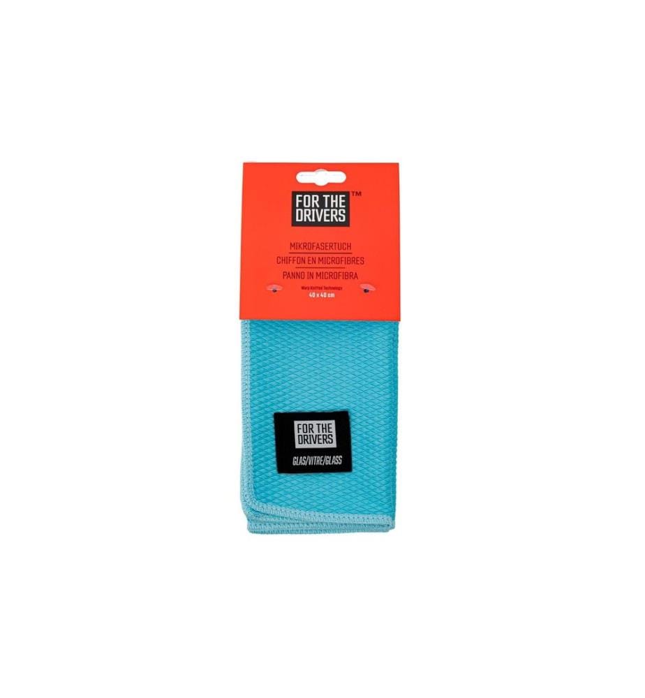 For The Drivers - Chiffon microfibre verre 40 x 40 cm, bleu clair