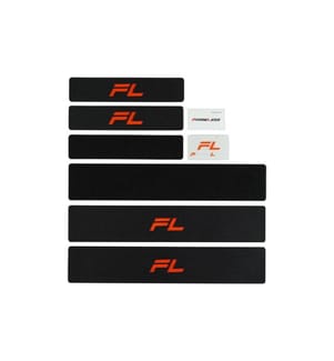 FRAMELESS - Kennzeichenhalterset Klettsystem, rahmenlos, 2 x KFZ