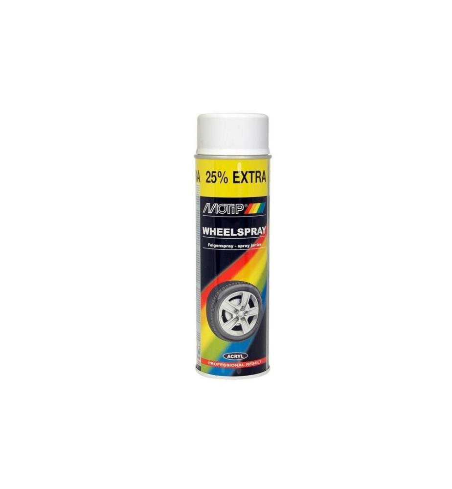 MOTIP - Spray pour jantes, 500 ml, Blanc